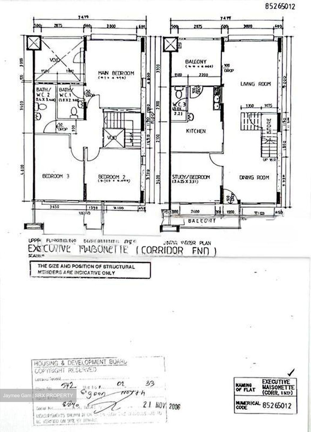 Blk 542 Serangoon North Avenue 4 (Serangoon), HDB Executive #503743051